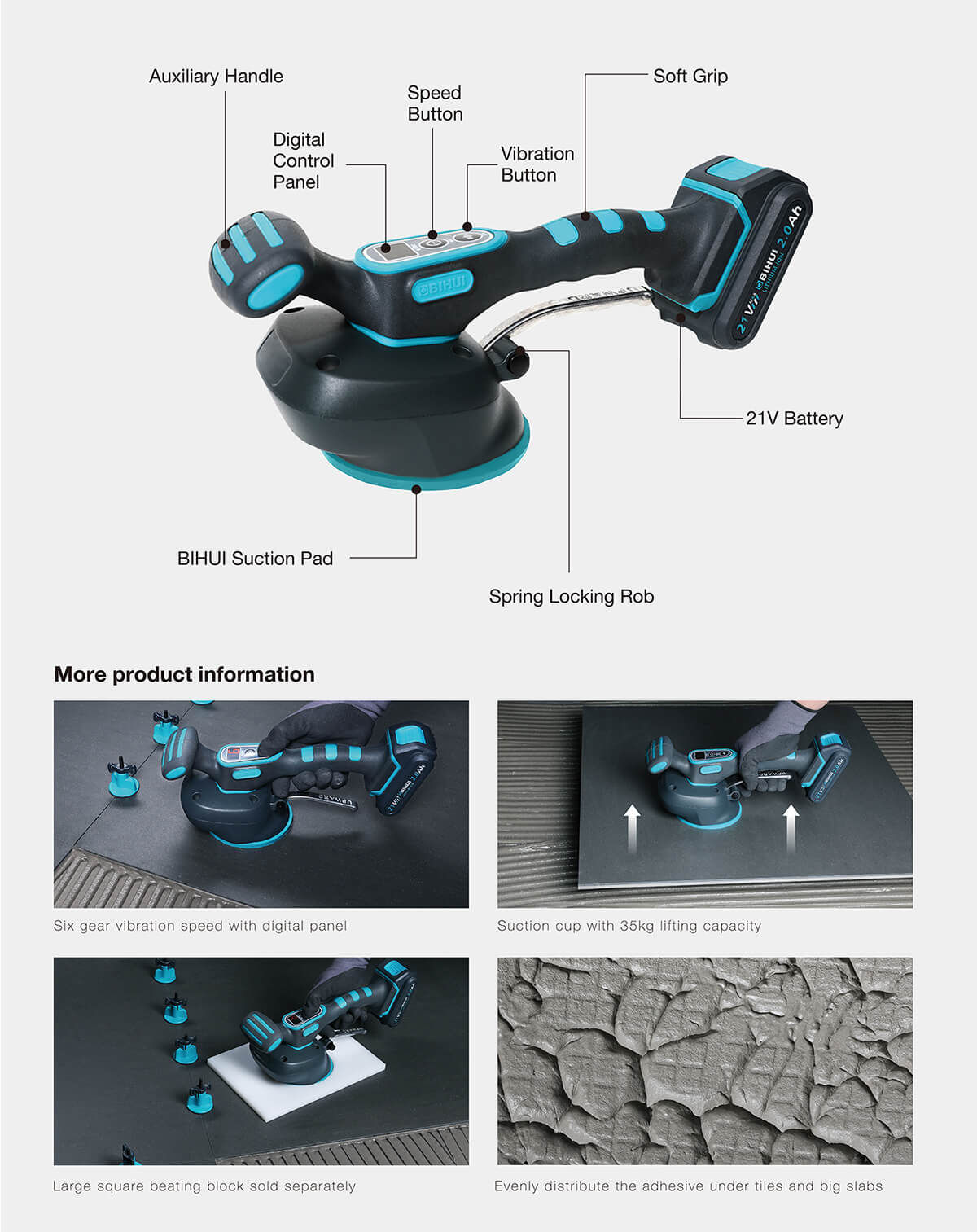 NIVELADORA AUTOMÁTICA CON VIBRACION Y VENTOSA - Imagen 5